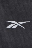Топ для бігу Reebok колір чорний Топ для бігу Reebok колір чорний