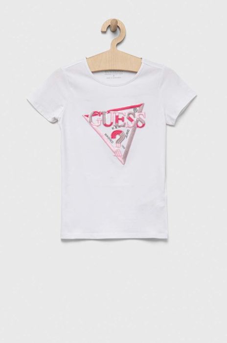 Дитяча футболка Guess колір білий (3322674)