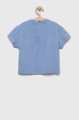 Дитяча бавовняна футболка Tommy Hilfiger колір блакитний (3330797)