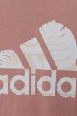 Дитяча бавовняна футболка adidas колір рожевий (3382221)