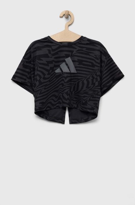 Дитяча футболка adidas колір чорний (3306361)