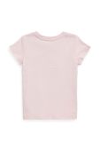 Дитяча бавовняна футболка Polo Ralph Lauren колір рожевий (3626469)