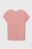 Дитяча бавовняна футболка United Colors of Benetton колір рожевий (3388890)