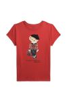Дитяча бавовняна футболка Polo Ralph Lauren колір червоний (3642705)