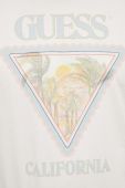 Бавовняна футболка Guess колір бежевий з принтом (3336066) Бавовняна футболка Guess колір бежевий з принтом (3336066)