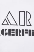 Футболка Karl Lagerfeld чоловічий колір білий візерунок Футболка Karl Lagerfeld чоловічий колір білий візерунок