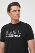 Футболка Karl Lagerfeld чоловічий колір чорний візерунок (3313929) Футболка Karl Lagerfeld чоловічий колір чорний візерунок (3313929)