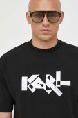 Футболка Karl Lagerfeld чоловічий колір чорний з принтом (3367139) Футболка Karl Lagerfeld чоловічий колір чорний з принтом (3367139)