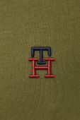 Бавовняна футболка Tommy Hilfiger колір зелений з аплікацією (3417495)