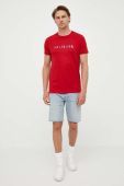 Бавовняна футболка Tommy Hilfiger колір червоний з принтом (3257193) Бавовняна футболка Tommy Hilfiger колір червоний з принтом (3257193)