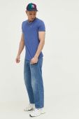 Футболка Tommy Jeans чоловічий меланж колір блакитний (3282033)