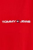 Бавовняна футболка Tommy Jeans колір червоний з аплікацією (3303333) Бавовняна футболка Tommy Jeans колір червоний з аплікацією (3303333)