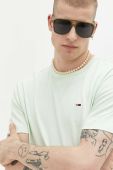 Бавовняна футболка Tommy Jeans колір зелений з аплікацією (3253915) Бавовняна футболка Tommy Jeans колір зелений з аплікацією (3253915)