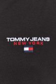 Бавовняна футболка Tommy Jeans колір чорний однотонний (3325896) Бавовняна футболка Tommy Jeans колір чорний однотонний (3325896)