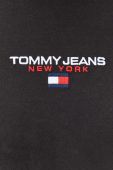 Бавовняна футболка Tommy Jeans колір чорний з аплікацією (3370590) Бавовняна футболка Tommy Jeans колір чорний з аплікацією (3370590)