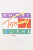 Бавовняна футболка Tommy Jeans колір бежевий з принтом (3284463) Бавовняна футболка Tommy Jeans колір бежевий з принтом (3284463)