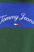 Бавовняна футболка Tommy Jeans колір синій візерунок (3284478) Бавовняна футболка Tommy Jeans колір синій візерунок (3284478)