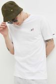 Бавовняна футболка Tommy Jeans колір білий однотонний (3246992)