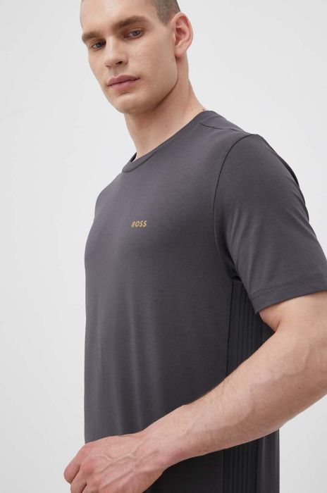 Футболка Boss Green BOSS GREEN чоловіча колір сірий однотонна (3292506) Футболка Boss Green BOSS GREEN чоловіча колір сірий однотонна (3292506)