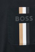 Бавовняна футболка BOSS колір чорний з принтом (3417034) Бавовняна футболка BOSS колір чорний з принтом (3417034)