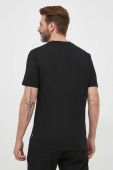 Бавовняна футболка BOSS колір чорний з принтом (3354568) Бавовняна футболка BOSS колір чорний з принтом (3354568)