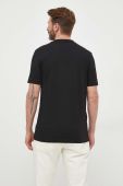 Бавовняна футболка BOSS колір чорний з принтом (3354563) Бавовняна футболка BOSS колір чорний з принтом (3354563)