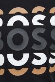 Бавовняна футболка BOSS колір чорний з принтом (3354563) Бавовняна футболка BOSS колір чорний з принтом (3354563)