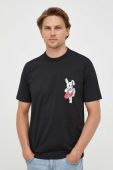 Бавовняна футболка PS Paul Smith колір чорний з принтом (3257318)