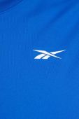 Тренувальна футболка Reebok Tech колір блакитний Тренувальна футболка Reebok Tech колір блакитний