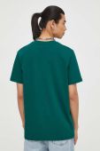 Бавовняна футболка Mercer Amsterdam колір зелений однотонний