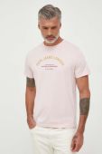 Бавовняна футболка Pepe Jeans Waddon колір рожевий з принтом (3405896)