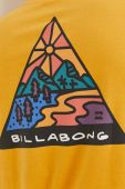 Бавовняна футболка Billabong колір жовтий з принтом (3451988) Бавовняна футболка Billabong колір жовтий з принтом (3451988)