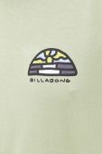 Бавовняна футболка Billabong колір зелений з принтом (3451992) Бавовняна футболка Billabong колір зелений з принтом (3451992)