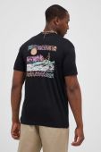 Бавовняна футболка Billabong колір чорний з принтом (3426556) Бавовняна футболка Billabong колір чорний з принтом (3426556)