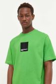 Бавовняна футболка Karl Lagerfeld Jeans колір зелений з принтом (3352198) Бавовняна футболка Karl Lagerfeld Jeans колір зелений з принтом (3352198)