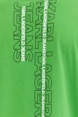 Бавовняна футболка Karl Lagerfeld Jeans колір зелений з принтом (3352198) Бавовняна футболка Karl Lagerfeld Jeans колір зелений з принтом (3352198)