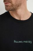 Бавовняна футболка Filling Pieces колір чорний з принтом (3508659)