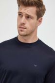 Футболка Emporio Armani чоловічий колір синій однотонний Футболка Emporio Armani чоловічий колір синій однотонний