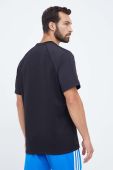 Футболка adidas Originals чоловічий колір чорний з аплікацією Футболка adidas Originals чоловічий колір чорний з аплікацією