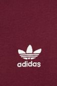 Бавовняна футболка adidas Originals чоловічий колір бордовий однотонний Бавовняна футболка adidas Originals чоловічий колір бордовий однотонний