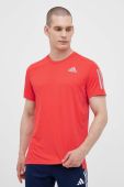 Бігова футболка adidas Performance Own the Run колір помаранчевий з принтом Бігова футболка adidas Performance Own the Run колір помаранчевий з принтом