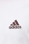 Бавовняна футболка adidas колір білий з аплікацією (3303372)