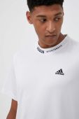 Футболка adidas чоловічий колір білий з аплікацією Футболка adidas чоловічий колір білий з аплікацією