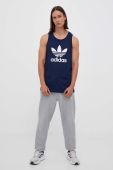Бавовняна футболка adidas Originals колір синій Бавовняна футболка adidas Originals колір синій