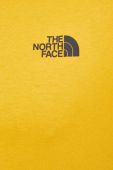 Бавовняна футболка The North Face колір жовтий з принтом Бавовняна футболка The North Face колір жовтий з принтом
