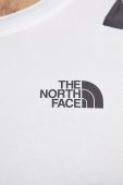 Спортивна футболка The North Face колір білий однотонний Спортивна футболка The North Face колір білий однотонний
