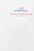 Бавовняна футболка On Vacation колір білий з принтом Бавовняна футболка On Vacation колір білий з принтом