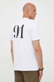Бавовняна футболка Armani Exchange колір білий з аплікацією (3349267) Бавовняна футболка Armani Exchange колір білий з аплікацією (3349267)
