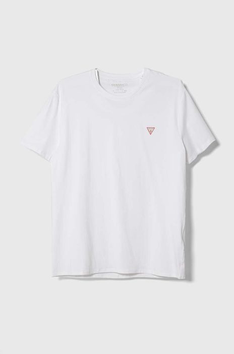 Футболка Guess чоловічий колір білий однотонний (3443976)