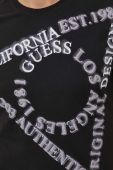 Бавовняна футболка Guess колір чорний з принтом (3576222) Бавовняна футболка Guess колір чорний з принтом (3576222)